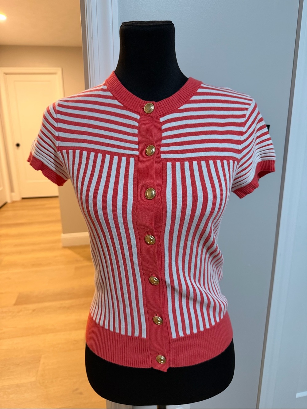 Vintage Guess Striped Button Down Top
